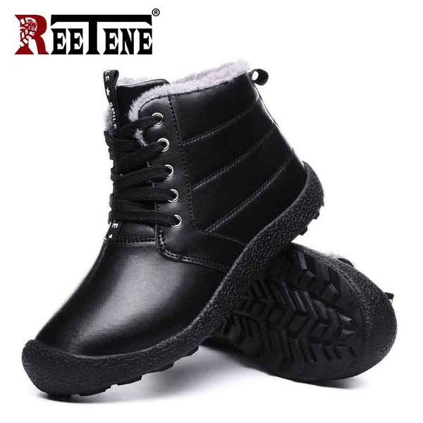 reetene waterproof men's boots warm boots men winter work casual winter shoes men comfort non-slip, Black
reetene waterproof men's boots warm boots men winter work casual winter shoes men comfort non-slip, Black