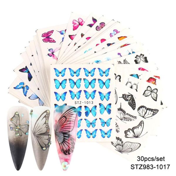1/30 sheets nail art stickers transfer decals butterfly designs watermark manicure tips decorations supplies, Silver;gold
1/30 sheets nail art stickers transfer decals butterfly designs watermark manicure tips decorations supplies, Silver;gold