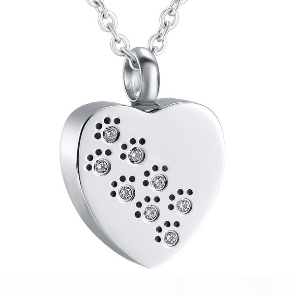 heart keepsake print with crystal in my heart pet cremation pendant dog urn necklace memorial ashes urn jewelry, Silver
heart keepsake print with crystal in my heart pet cremation pendant dog urn necklace memorial ashes urn jewelry, Silver