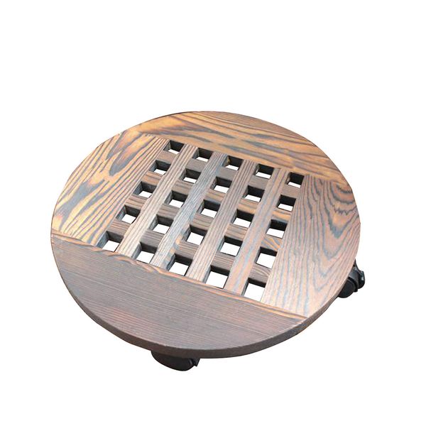 thicken anticorrosive wood with wheels plant pot holder carbonization durable
thicken anticorrosive wood with wheels plant pot holder carbonization durable