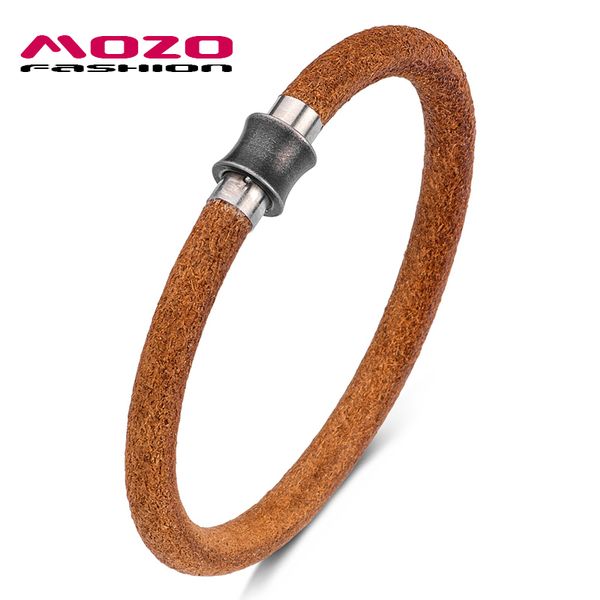 mozo fashion 2020 retro simple men charm bracelets brown genuine leather rope braided bracelet classic women jewelry gifts 611, Golden;silver
mozo fashion 2020 retro simple men charm bracelets brown genuine leather rope braided bracelet classic women jewelry gifts 611, Golden;silver