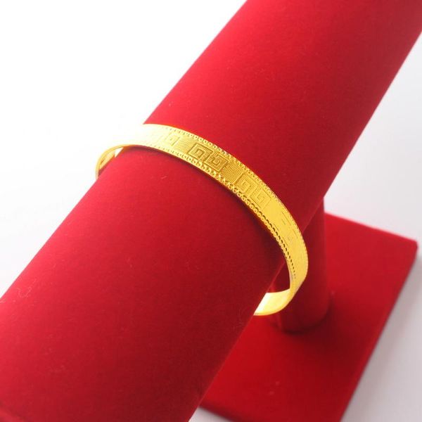 Romantic 24K Gold Color Ladies Bangle Shiny Bracelet Wedding Jewelry African/Arab Weeding jewelry Gift
Romantic 24K Gold Color Ladies Bangle Shiny Bracelet Wedding Jewelry African/Arab Weeding jewelry Gift
