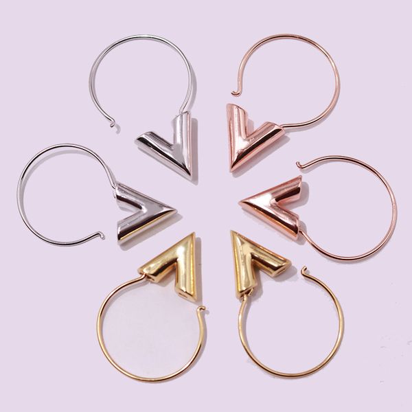 fashion stainless steel fashion titanium steel gold jewelry v-shaped smooth titanium steel earrings earrings designer jewelry for womans, White
fashion stainless steel fashion titanium steel gold jewelry v-shaped smooth titanium steel earrings earrings designer jewelry for womans, White