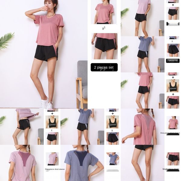 2020 summer yoga sportswear clothing new mesh yoga clothing women's short-sleeved sports suit running shorts fitness suit large size vh
2020 summer yoga sportswear clothing new mesh yoga clothing women's short-sleeved sports suit running shorts fitness suit large size vh