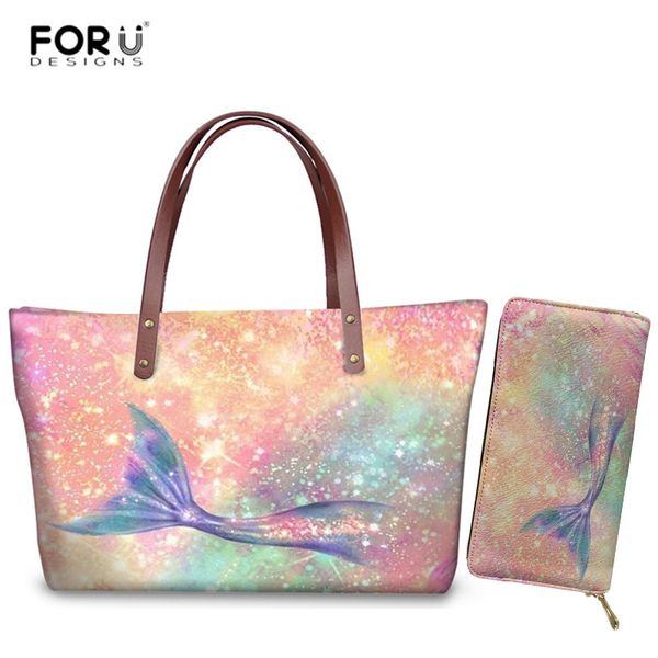 forudesigns rainbow mermaid 3d print handbags set large luxury shoulder bag for women casual messenger bags 2pcs purses wallets
forudesigns rainbow mermaid 3d print handbags set large luxury shoulder bag for women casual messenger bags 2pcs purses wallets