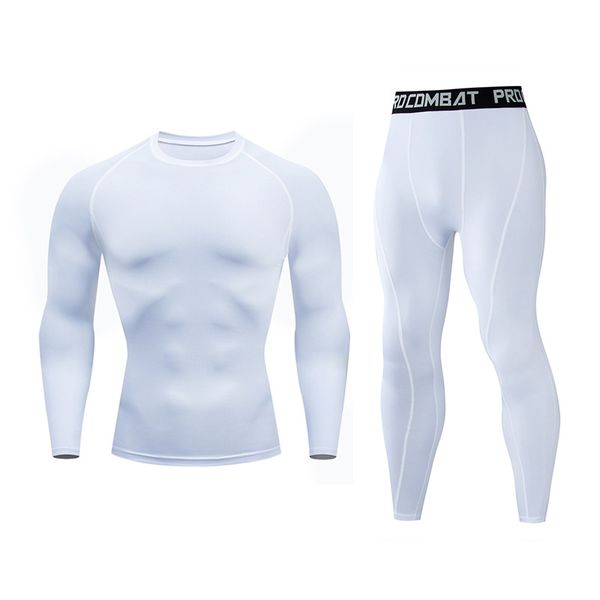 men's tracksuits brand t-shirt compression shirt gym long-sleeved sportswear quality running jogging sports men mma, Gray
men's tracksuits brand t-shirt compression shirt gym long-sleeved sportswear quality running jogging sports men mma, Gray