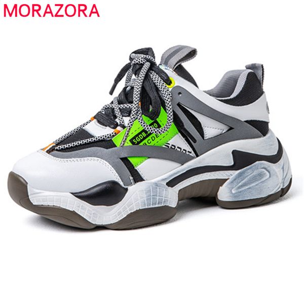 morazora 2020 vulcanized shoes women genuine leather sneaker lace up spring summer casual shoes woman platform, Black
morazora 2020 vulcanized shoes women genuine leather sneaker lace up spring summer casual shoes woman platform, Black