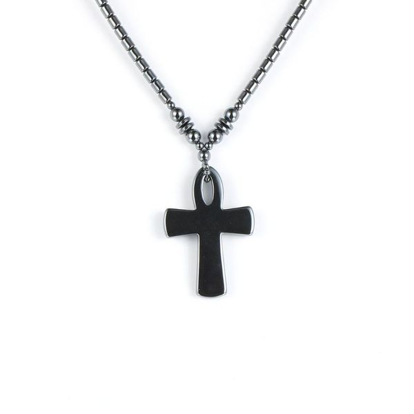 men women hematite cross geometric pendant necklace clavicle chain natural stone necklaces choker punk hip hop scripture jewelry, Silver
men women hematite cross geometric pendant necklace clavicle chain natural stone necklaces choker punk hip hop scripture jewelry, Silver