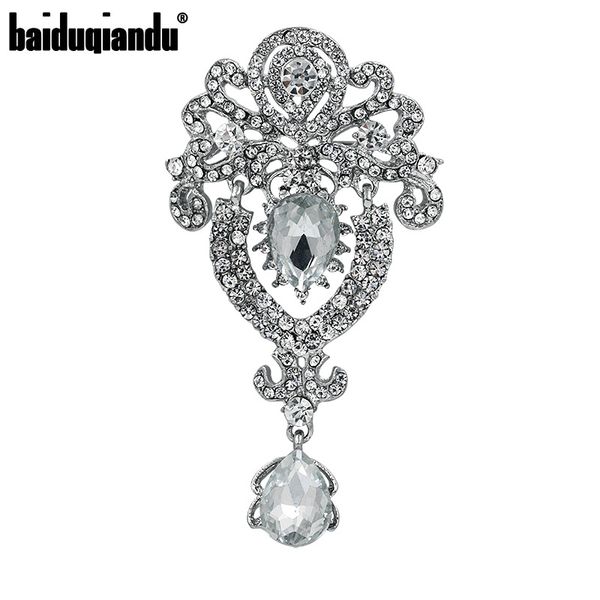 pins, brooches baiduqiandu brand crystal rhinestones pave teardrop brooch pins for diy wedding bouquets jewelry accessories, Gray
pins, brooches baiduqiandu brand crystal rhinestones pave teardrop brooch pins for diy wedding bouquets jewelry accessories, Gray