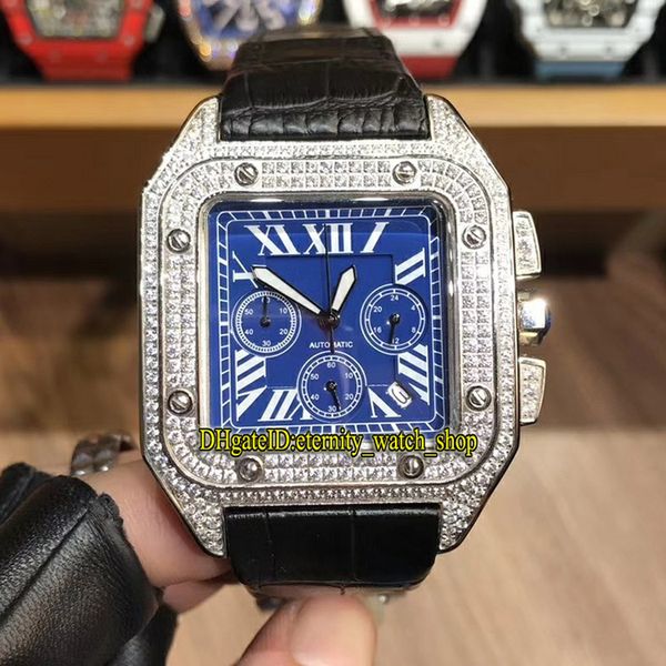 High Quality New 45MM WSSA0030 WGSA0017 Blue Dial Japan VK Quartz Chronograph Movement Mens Watch Diamonds Case Leather Strap Sport Watches
High Quality New 45MM WSSA0030 WGSA0017 Blue Dial Japan VK Quartz Chronograph Movement Mens Watch Diamonds Case Leather Strap Sport Watches