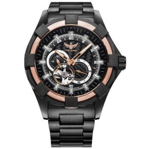 yelang v1008 self luminous mens steel strap sapphire mirror waterproof 100m sport automatic mechanical watch wristwatch, Slivery;brown
yelang v1008 self luminous mens steel strap sapphire mirror waterproof 100m sport automatic mechanical watch wristwatch, Slivery;brown