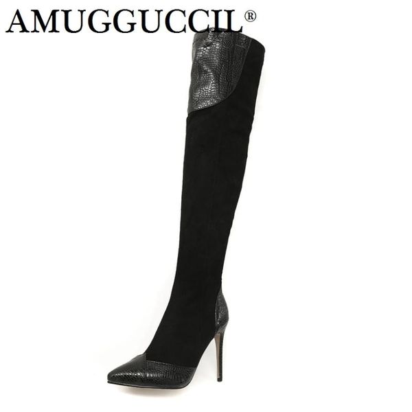 plus big size 32-46 black wine-red over the knee thigh high heel autumn winter warm female lady women boots x1732
plus big size 32-46 black wine-red over the knee thigh high heel autumn winter warm female lady women boots x1732