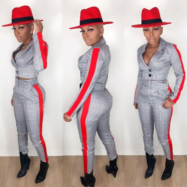 yy5109 yy5110 european and american women's plaid printed casual long-sleeved trousers and long-sleeved skirt suit, White
yy5109 yy5110 european and american women's plaid printed casual long-sleeved trousers and long-sleeved skirt suit, White