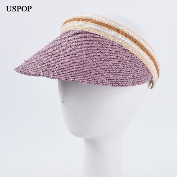 USPOP New colorful raffia sun hats women natural straw hats beach hat sun visor cap shade, Blue;gray
USPOP New colorful raffia sun hats women natural straw hats beach hat sun visor cap shade, Blue;gray
