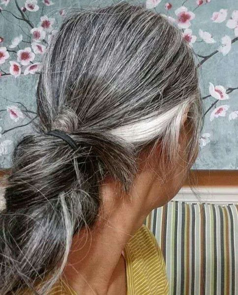 natural silver grey human hair ponytail hairpieces salt and pepper natural highlight ombre straight wraps gray virgin ponytail extensions, Black
natural silver grey human hair ponytail hairpieces salt and pepper natural highlight ombre straight wraps gray virgin ponytail extensions, Black