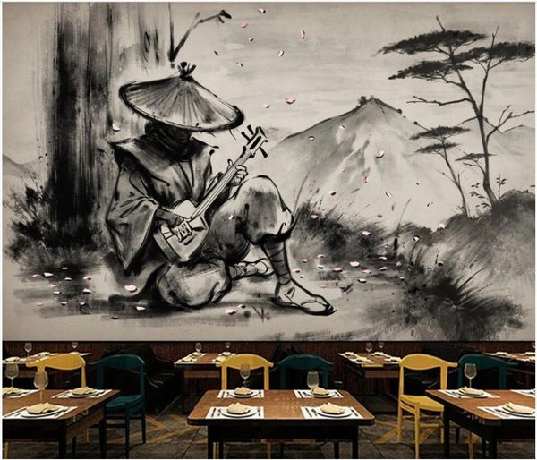 custom mural p wallpaper 3d black and white ukiyo-e samurai rahu restaurant tooling home decor wall papers in the living room
custom mural p wallpaper 3d black and white ukiyo-e samurai rahu restaurant tooling home decor wall papers in the living room