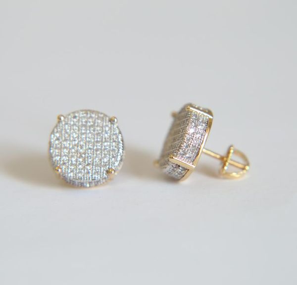 stud silver color ear needle 14mm round micro pave cubic zirconia rhodium gold bling hip hop women mens screwback earring, Golden;silver
stud silver color ear needle 14mm round micro pave cubic zirconia rhodium gold bling hip hop women mens screwback earring, Golden;silver
