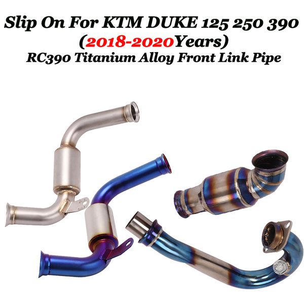 for duke 390 250 125 duke rc 390 rc390 2020 2020 motorcycle moto exhaust muffler titanium mid middle pipe slip-on
for duke 390 250 125 duke rc 390 rc390 2020 2020 motorcycle moto exhaust muffler titanium mid middle pipe slip-on