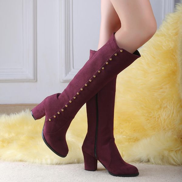 super high heel square zip long boots для женщин вскользь более-колено шитье осень зима boots круглый toe моды flock обувь, Black
super high heel square zip long boots для женщин вскользь более-колено шитье осень зима boots круглый toe моды flock обувь, Black