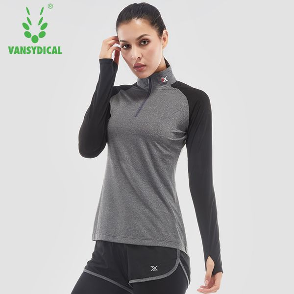 vansydical sports tunic women fall winter elastic yoga skins dry tight clothes half zippers sugar shampoo breathable gowns, White;red
vansydical sports tunic women fall winter elastic yoga skins dry tight clothes half zippers sugar shampoo breathable gowns, White;red