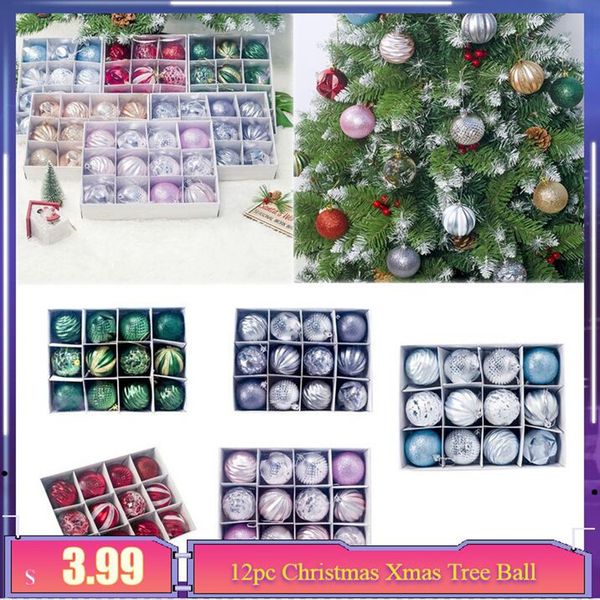 12pcs 6cm christmas xmas tree ball bauble hanging home party ornament decor home party ornament silver modern decoration
12pcs 6cm christmas xmas tree ball bauble hanging home party ornament decor home party ornament silver modern decoration