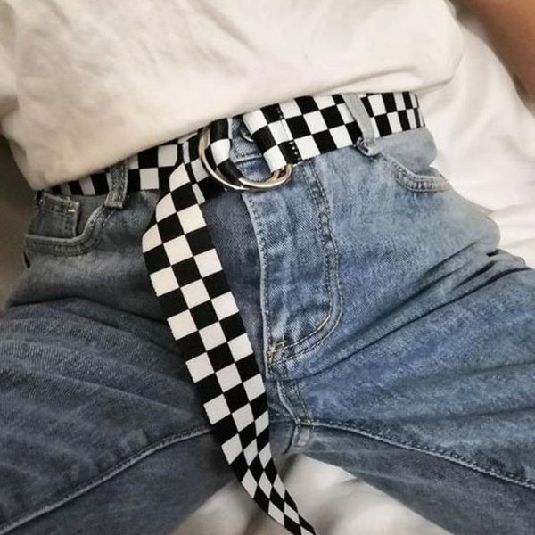 punk canvas belt men women jeans decorative metal black white plaid belt fashion street style wild long waistband, Black;brown
punk canvas belt men women jeans decorative metal black white plaid belt fashion street style wild long waistband, Black;brown