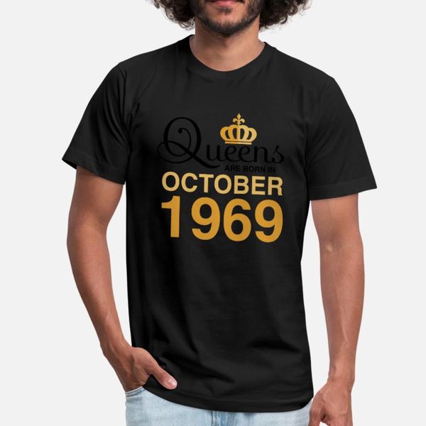 queens are born in october 1969 t shirt men printing 100% cotton size s-3xl natural crazy comfortable summer pattern shirt, White;black
queens are born in october 1969 t shirt men printing 100% cotton size s-3xl natural crazy comfortable summer pattern shirt, White;black