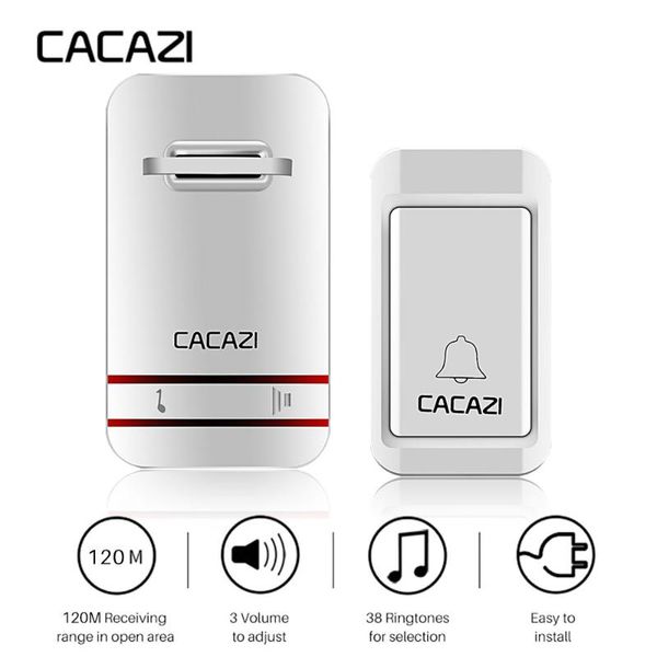 doorbells wireless doorbell transmitter self-powered 120m range receiving distance 38 chimes door ring bell eu uk us plug receiver
doorbells wireless doorbell transmitter self-powered 120m range receiving distance 38 chimes door ring bell eu uk us plug receiver