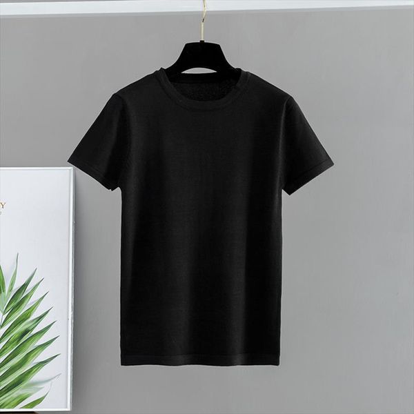women shirt basic cotton summer t shirt women knitted short sleeves short tee shirt high elasticity breathable o neck female tshirt, White
women shirt basic cotton summer t shirt women knitted short sleeves short tee shirt high elasticity breathable o neck female tshirt, White