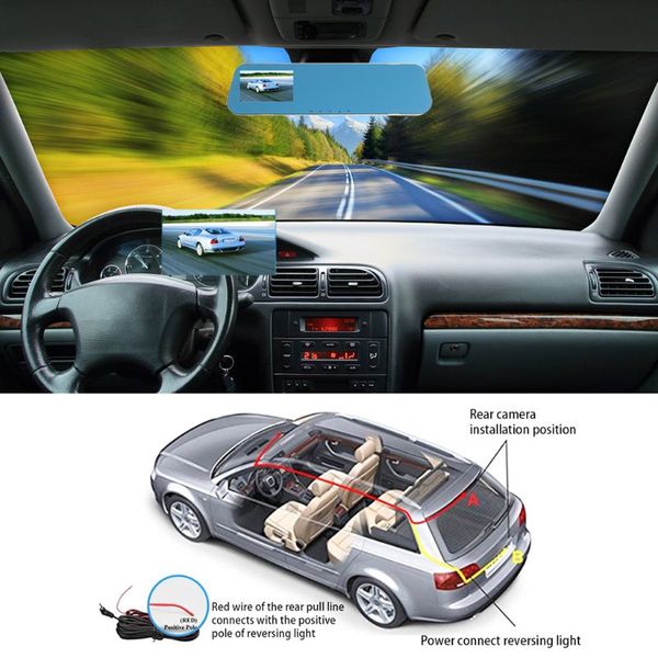 new 1 set 4.3 inch car dvr camera rearview mirror full hd 1080p dash cam camera dual lens camcorder g-sensor driving recorder
new 1 set 4.3 inch car dvr camera rearview mirror full hd 1080p dash cam camera dual lens camcorder g-sensor driving recorder