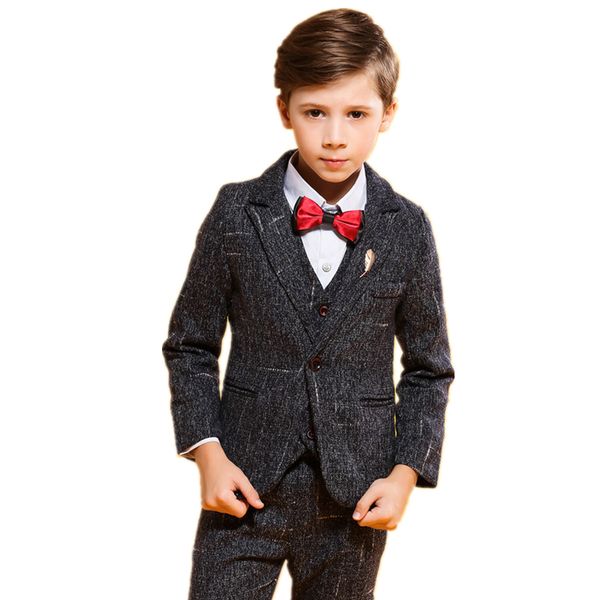 new kids wedding suits fashion boys blazer vest trouser 3pcs set children formal tuxedos school suit gentleman kids clothing set, Blue
new kids wedding suits fashion boys blazer vest trouser 3pcs set children formal tuxedos school suit gentleman kids clothing set, Blue