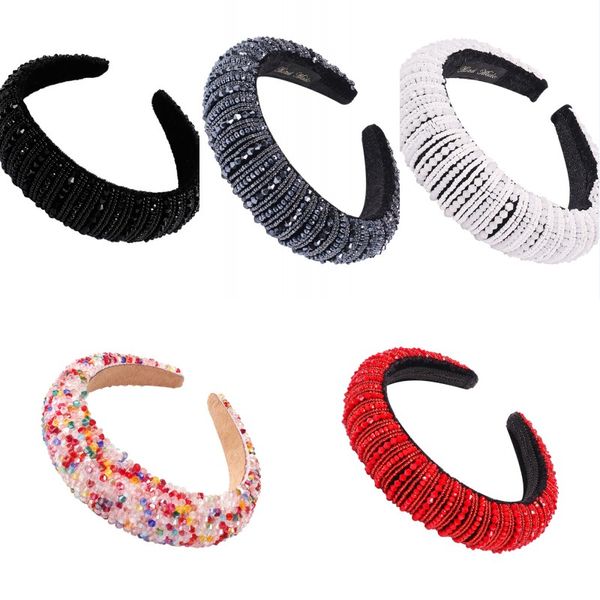 женщины hairband bling кристаллические стяжкой девушки диапазона волос губка проложенный ободки ручной работы из бисера волос обруч свадебны, Silver
женщины hairband bling кристаллические стяжкой девушки диапазона волос губка проложенный ободки ручной работы из бисера волос обруч свадебны, Silver
