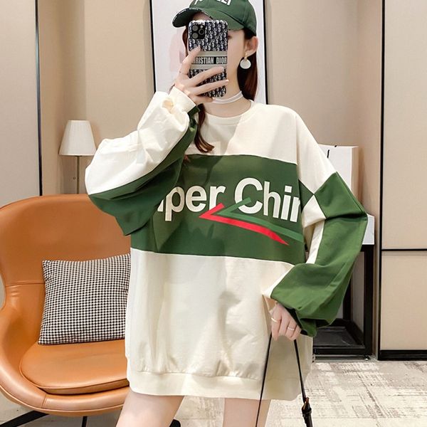 2020 new women's cotton autumn personalized sweater t-shirt women's versatile internet celebrity korean style loose coat sweatert, Black
2020 new women's cotton autumn personalized sweater t-shirt women's versatile internet celebrity korean style loose coat sweatert, Black