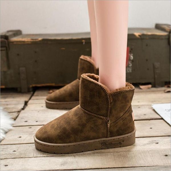 jx21 women snow boots warm short fur plush winter ankle boot plus size 35-45 platform ladies suede shoes female comfort, Black
jx21 women snow boots warm short fur plush winter ankle boot plus size 35-45 platform ladies suede shoes female comfort, Black