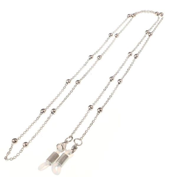 metal gold plated reading glasses chain sunglasses cords stainless steel beaded eyeglass lanyard holder straps eyewear retainer, Silver
metal gold plated reading glasses chain sunglasses cords stainless steel beaded eyeglass lanyard holder straps eyewear retainer, Silver