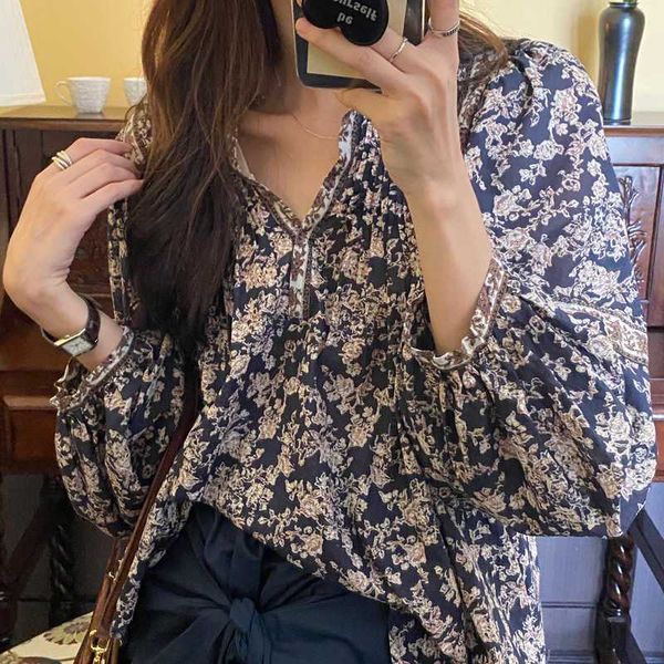 women's blouses & shirts bohemian floral print blouse women autumn vintage o-neck draped boho chic casual female fashion blusas lady 2, White
women's blouses & shirts bohemian floral print blouse women autumn vintage o-neck draped boho chic casual female fashion blusas lady 2, White