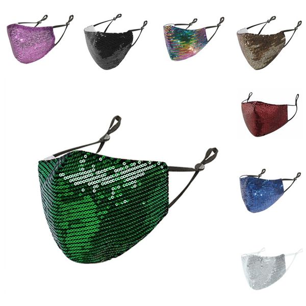 dhl shipping fashion bling sequins masks protection breathable mouth cover anti dust washable reusable face mask shield 9 styles b208f, Black
dhl shipping fashion bling sequins masks protection breathable mouth cover anti dust washable reusable face mask shield 9 styles b208f, Black