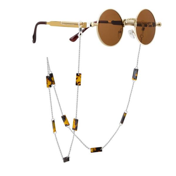 luxury eyeglasses chain for eyeglasses anti-skid glasses holder leopard geometric square stone chic women sunglass chain, Silver
luxury eyeglasses chain for eyeglasses anti-skid glasses holder leopard geometric square stone chic women sunglass chain, Silver