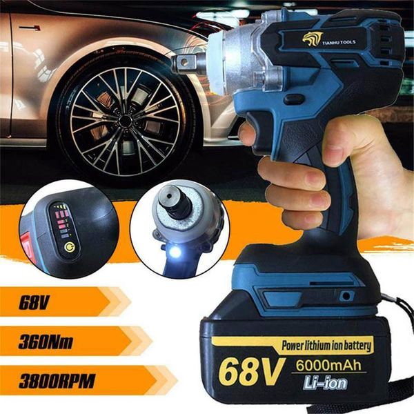 68v electric brushless impact wrench rechargeable wrench power tool cordless wireless adapter quick release driver
68v electric brushless impact wrench rechargeable wrench power tool cordless wireless adapter quick release driver