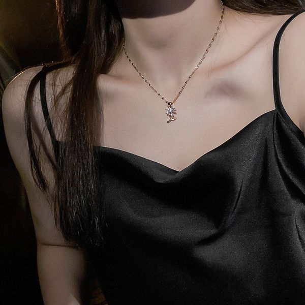 fashion creative flower pendants necklace for women korean fashion women accessories party jewelry, Silver
fashion creative flower pendants necklace for women korean fashion women accessories party jewelry, Silver