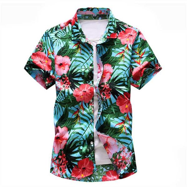 men fashion floral printed hawaiian vacation party summer short sleeve shirts hip hop casual male turn-down collar shirt 6xl 7xl, White;black
men fashion floral printed hawaiian vacation party summer short sleeve shirts hip hop casual male turn-down collar shirt 6xl 7xl, White;black