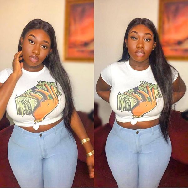 20s fashion womens t shirt casual summer printed t shirts ladies streetwear tees 8 colors size s-3xl, White
20s fashion womens t shirt casual summer printed t shirts ladies streetwear tees 8 colors size s-3xl, White