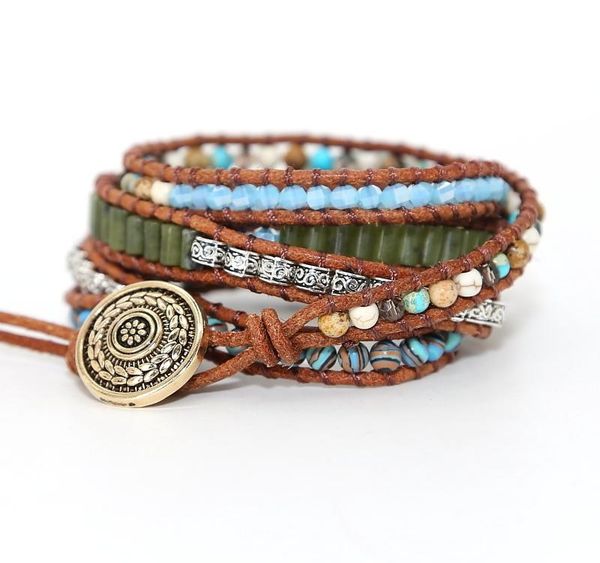 2019 unique punk bracelets women wrap bracelets natural stones 5 layers leather cuff bracelet femme bracelets gifts dropshipping j190721, Golden;silver
2019 unique punk bracelets women wrap bracelets natural stones 5 layers leather cuff bracelet femme bracelets gifts dropshipping j190721, Golden;silver