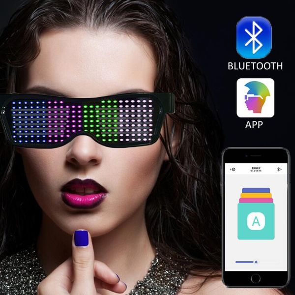 magic bluetooth led party glasses app control luminous glasses usb charge diy edit multi-lingual quick flash led
magic bluetooth led party glasses app control luminous glasses usb charge diy edit multi-lingual quick flash led