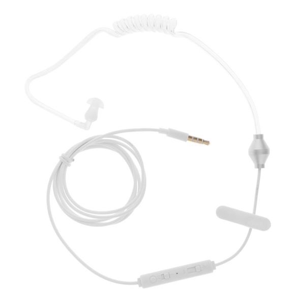 single earbud, anti-radiation fbi earpiece mono in-ear earphone, 3.5mm monaural hollow air tube wired headphone with mic and smart switch
single earbud, anti-radiation fbi earpiece mono in-ear earphone, 3.5mm monaural hollow air tube wired headphone with mic and smart switch