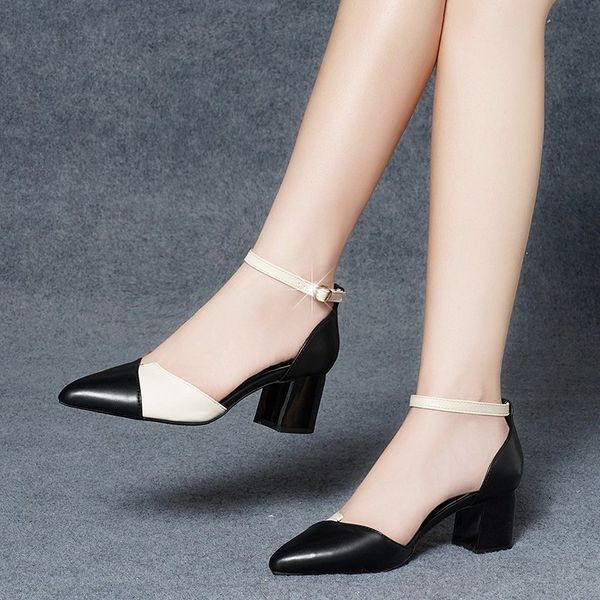 large size 34-42 women dress shoes ankle strap pumps pointed toe ladies sandals high heels office lady shoes zapatos mujer 8077r, Black
large size 34-42 women dress shoes ankle strap pumps pointed toe ladies sandals high heels office lady shoes zapatos mujer 8077r, Black