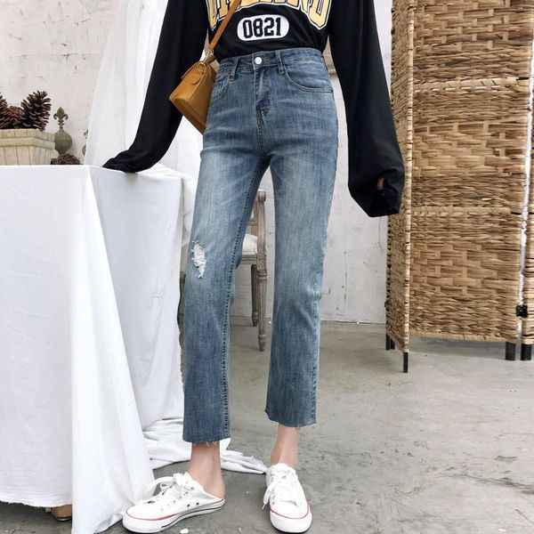 women's jeans retro high waist women pants ankle length female trousers plus size 32 straight ladies denim blue pantalon
women's jeans retro high waist women pants ankle length female trousers plus size 32 straight ladies denim blue pantalon