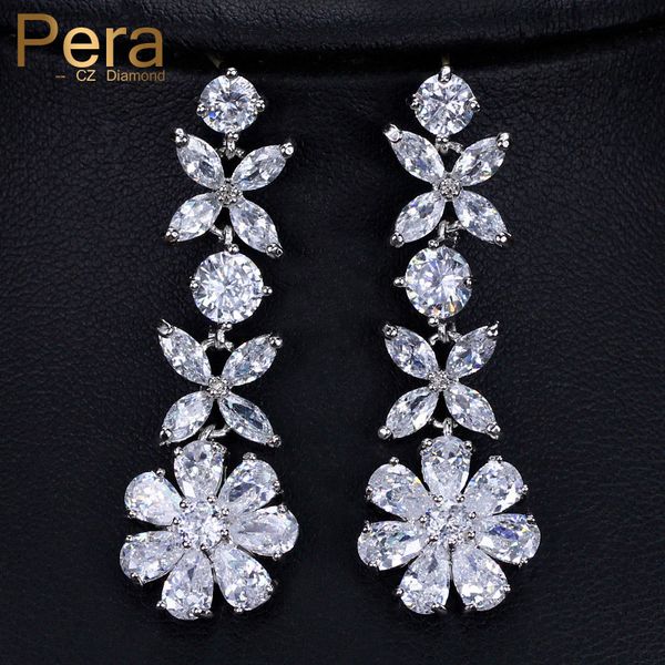 dangle & chandelier pera classical women party long cubic zirconia pave big flower shape drop earring for mother ladies friend gift e375, Silver
dangle & chandelier pera classical women party long cubic zirconia pave big flower shape drop earring for mother ladies friend gift e375, Silver
