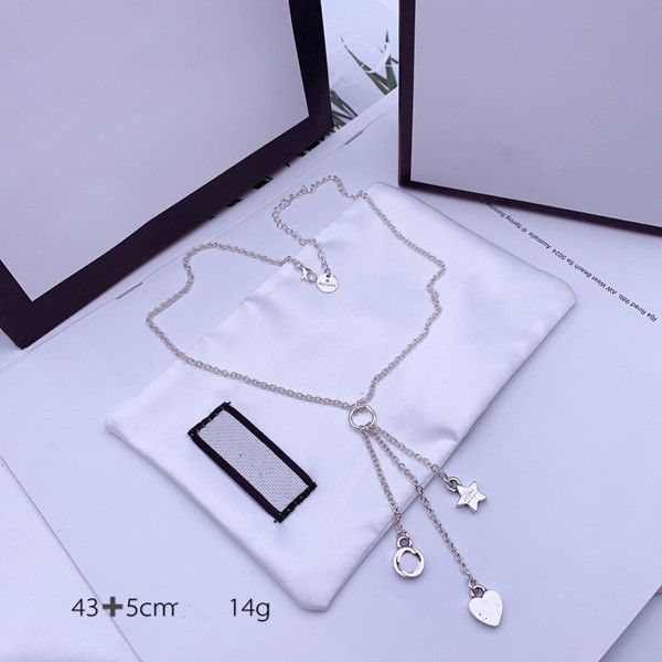 sterling silver necklace star heart pendant necklace personality pendant set chain for woman necklace supply
sterling silver necklace star heart pendant necklace personality pendant set chain for woman necklace supply