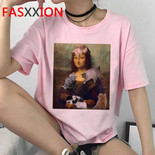 women's t-shirt aesthetic mona lisa funny cartoon t shirt women ullzang vintage harajuku tshirt 90s streetwear tees female, White
women's t-shirt aesthetic mona lisa funny cartoon t shirt women ullzang vintage harajuku tshirt 90s streetwear tees female, White